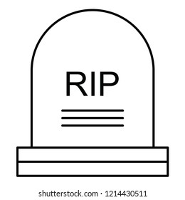 grave icon vector