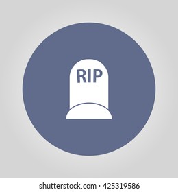 grave icon. Vector concept illustration for design.