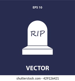 grave icon. grave vector illustration
