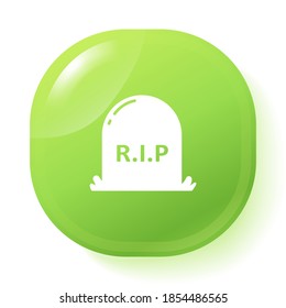 grave icon. Vector illustration EPS 10.