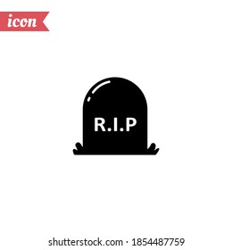 grave icon. Vector illustration EPS 10.