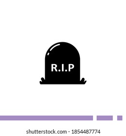 grave icon. Vector illustration EPS 10.