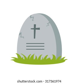 grave icon, vector on a white background , flat