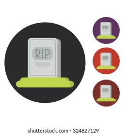 grave icon, vector on a white background , flat