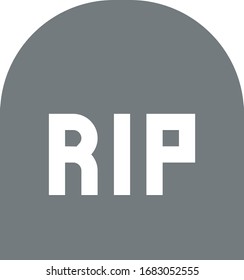 ilustración grave, icono de diseño plano