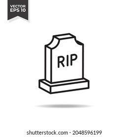 grave line icons, high quality icons suitable for graphic assets, web designs, apps, banners, etc. EPS 10 vector icon on a white background.