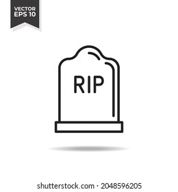 grave line icons, high quality icons suitable for graphic assets, web designs, apps, banners, etc. EPS 10 vector icon on a white background.