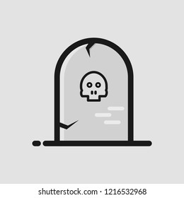Grave Logo/Icon for Halloween