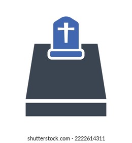 Grave, rip icon, Vector graphics