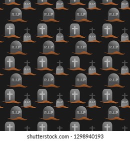 grave seamless pattern