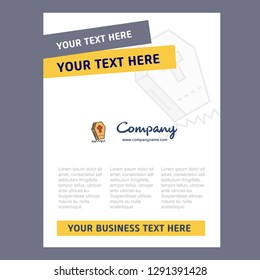 Grave  Title Page Design for Company profile ,annual report, presentations, leaflet, Brochure Vector Background