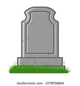 Grave Vector Cartoon Illustration Isolated On Stock Vector (Royalty ...