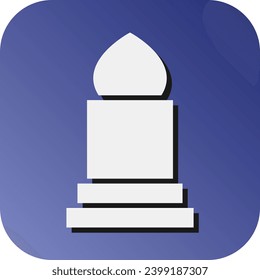 Grave Vector Glyph Gradient Background Icon For Personal And Commercial Use.
