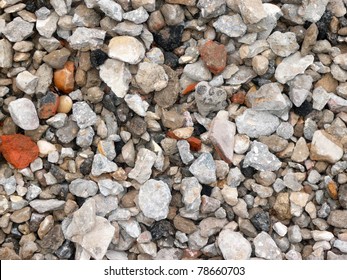 gravel for background at day