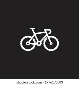 Gravel Bike Cyclocross Bicycle Logo Design Vector Icon Inspiration	