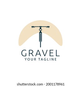 Gravel bike cyclocross bicycle logo design