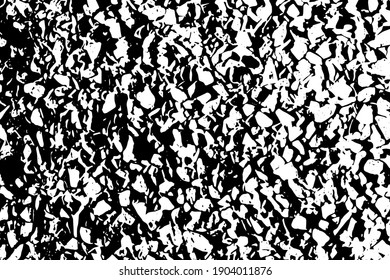 Gravel texture. Pebble background. Abstract black and white stone distress texture. Grunge pattern or overlay effect. Rock rustic dust. Spotted design. Vintage pattern. Faded grainy backdrop. Vector 