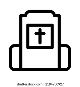 graves icon or logo isolated sign symbol vector illustration - high quality black style vector icons
