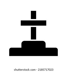 icono de tumbas o logotipo símbolo de signo aislado ilustración vectorial de alta calidad estilo negro iconos vectores
