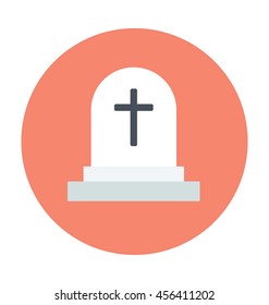 Gravestone Colored Vector Icon