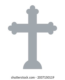 Grabsteinquerschnitt-Design auf Weiß