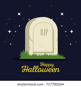 gravestone halloween cartoon