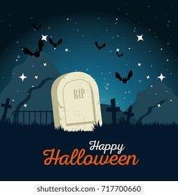 gravestone halloween cartoon