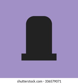 Gravestone icon. Halloween icon. Dead icon.