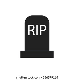 Gravestone icon. Halloween icon. Dead icon.