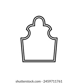 Gravestone icon vector. Grave illustration sign. Tombstone symbol. Rip logo.