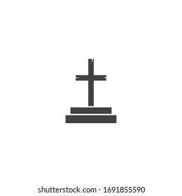 Gravestone icon vector illustration design