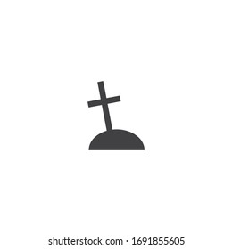 Gravestone icon vector illustration design