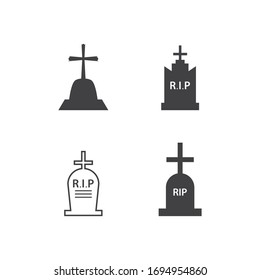 Gravestone icon vector illustration design