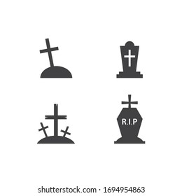 Gravestone icon vector illustration design