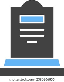 Gravestone icon vector image. Suitable for mobile application web application and print media.