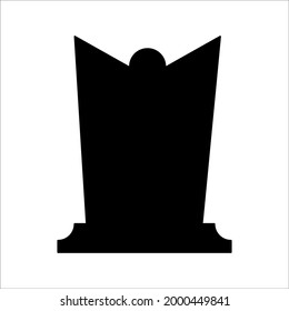 gravestone icons symbol vector elements for infographic web