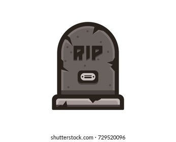 Gravestone inscription rip