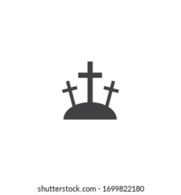 Gravestone Logo Template vector symbol nature
