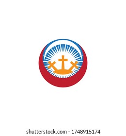 Gravestone Logo Template vector symbol nature
