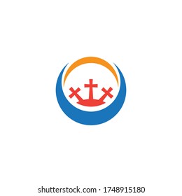 Gravestone Logo Template vector symbol nature