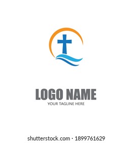 Gravestone Logo Template vector symbol nature