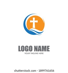 Gravestone Logo Template vector symbol nature