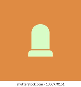 gravestone vector icon. flat design