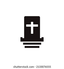 gravestones icons  symbol vector elements for infographic web