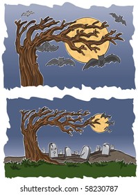 Graveyard and Bats
