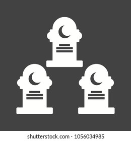 Graveyard , funeral icon