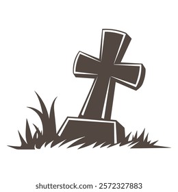 graveyard vector. tombstone vector set