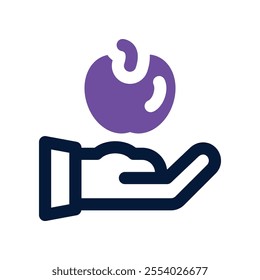 gravitation icon. vector dual tone icon for your website, mobile, presentation, and logo design.