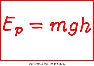 fórmula da física da energia do potencial gravitacional, mecânica básica
