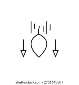 gravity icon illustration element design